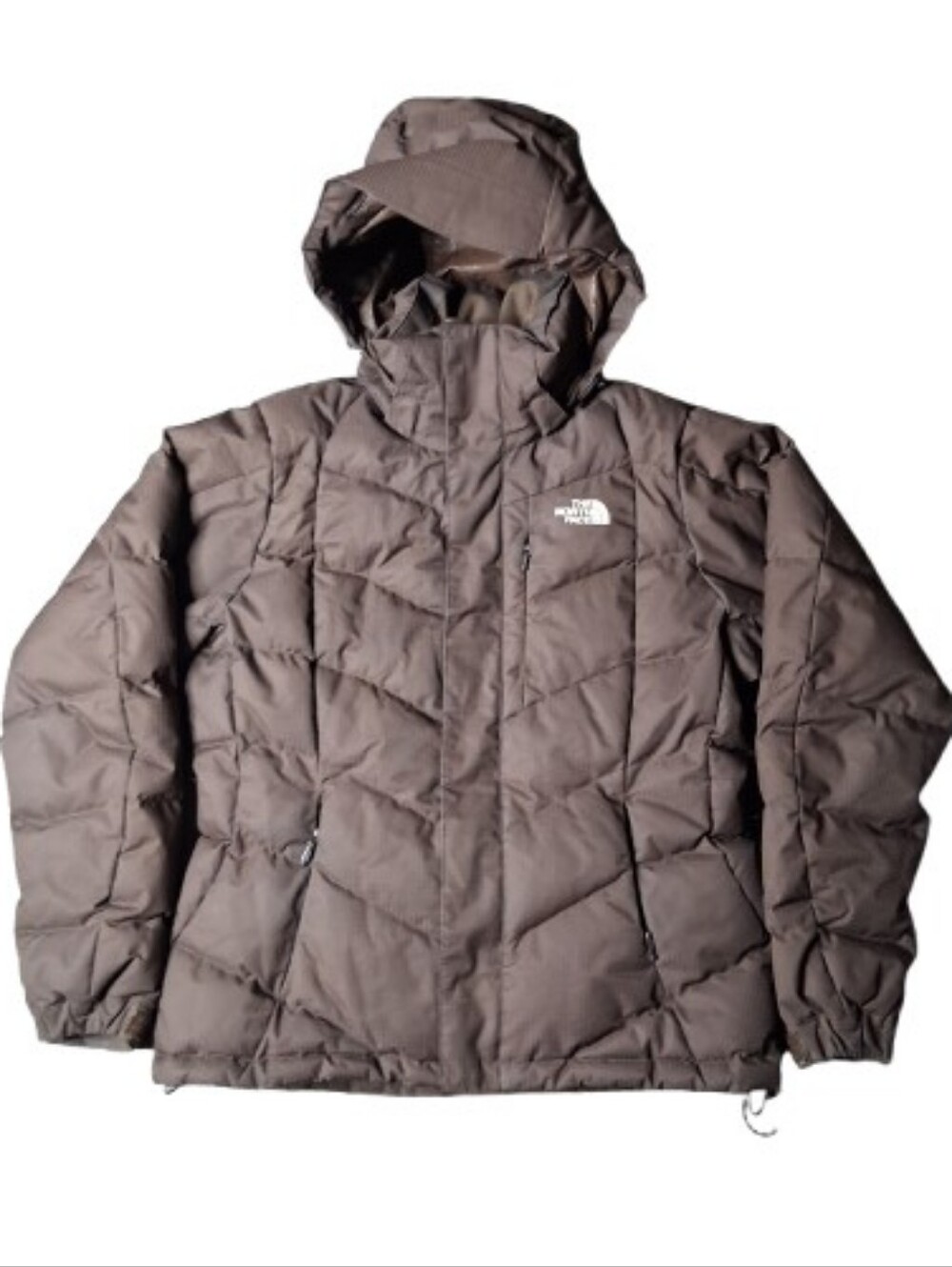 The North Face Prodigy 600 Down Ski Jacket Puffer Coat Hooded Brown Womens M